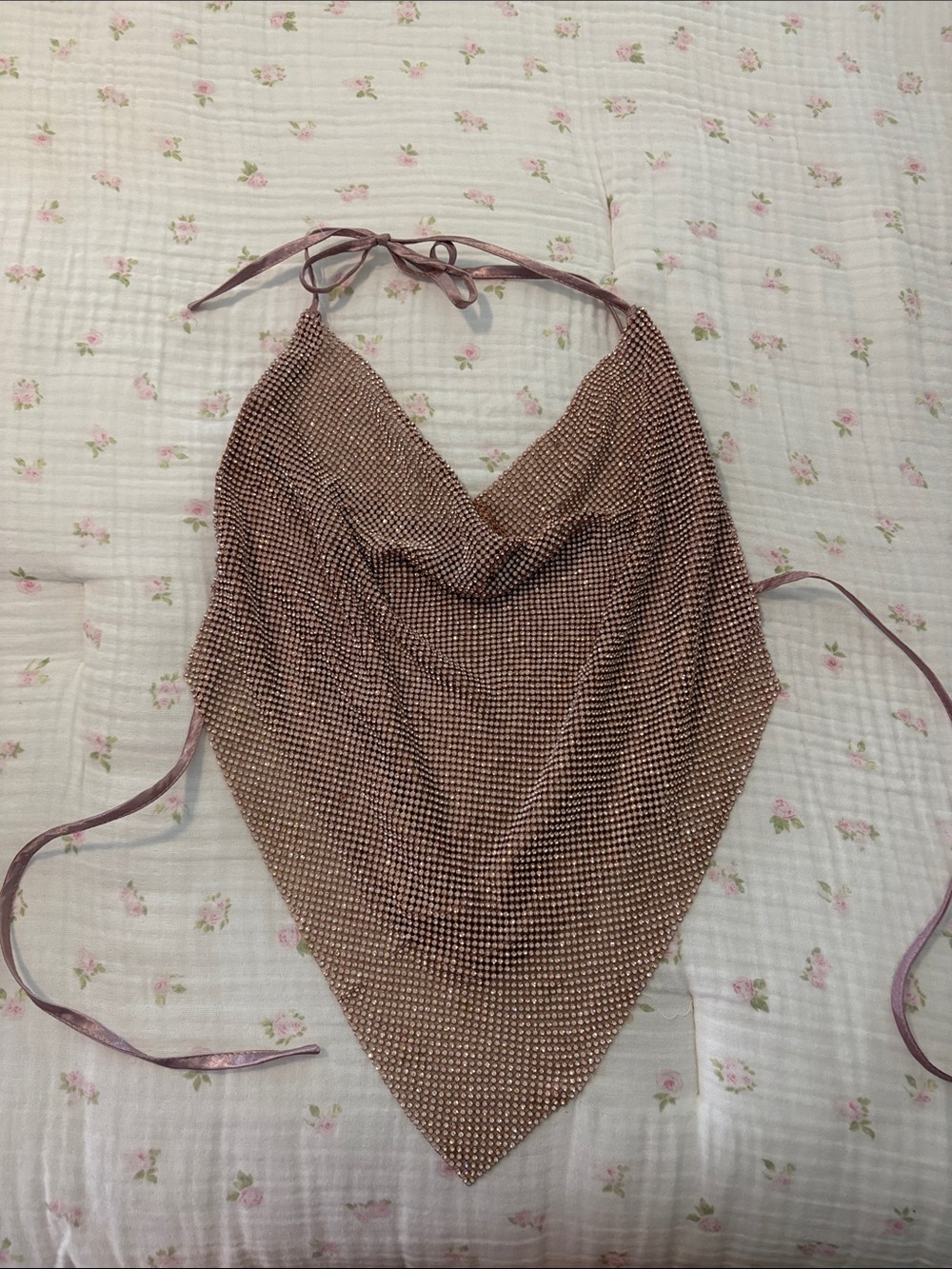 Honey sparkle blackless top